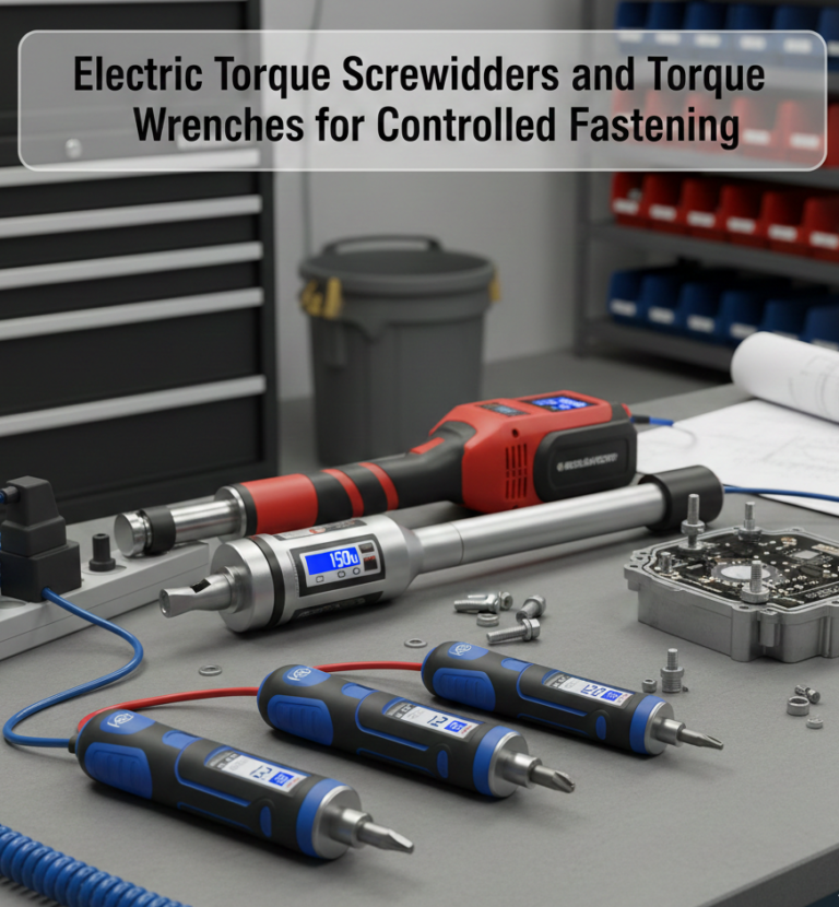 Electric Torque Screwdrivers and Torque Wrenches for Controlled Fastening