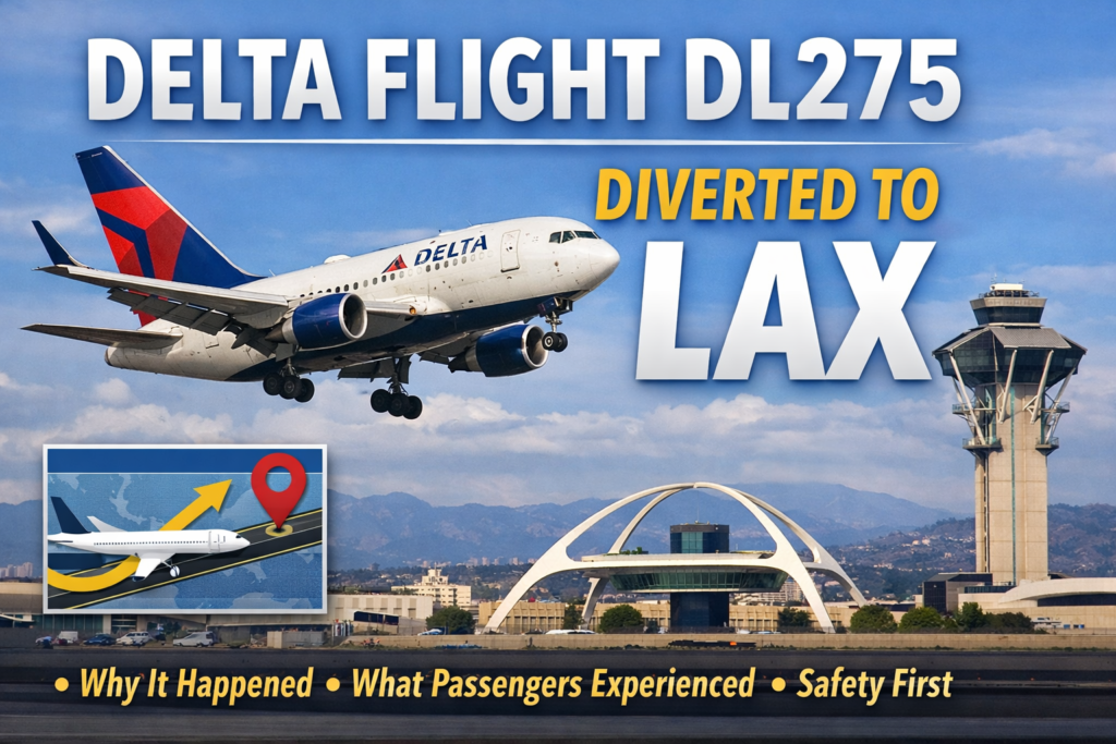 Delta Flight DL275 Diverted LAX