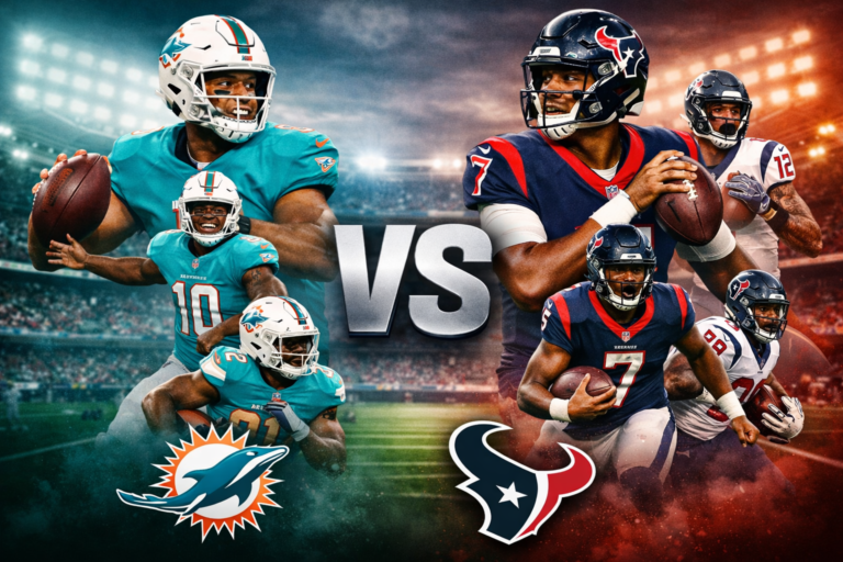 Miami Dolphins vs Houston Texans Player Stats
