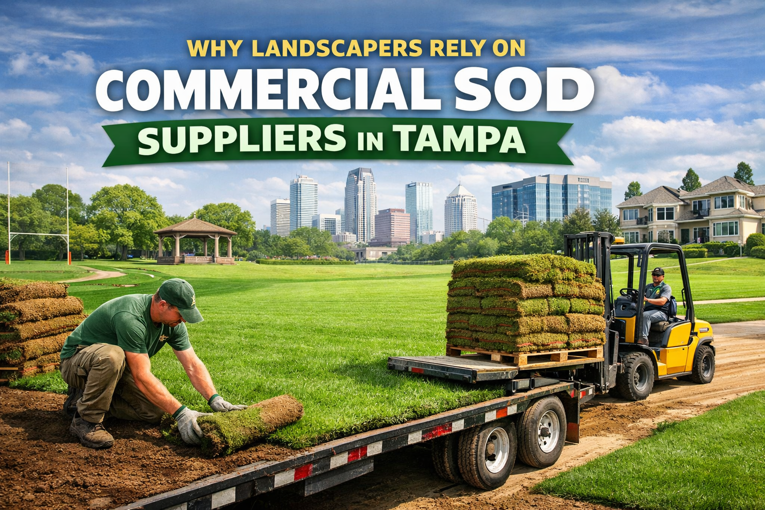 Why Landscapers Rely on Commercial Sod Suppliers in Tampa