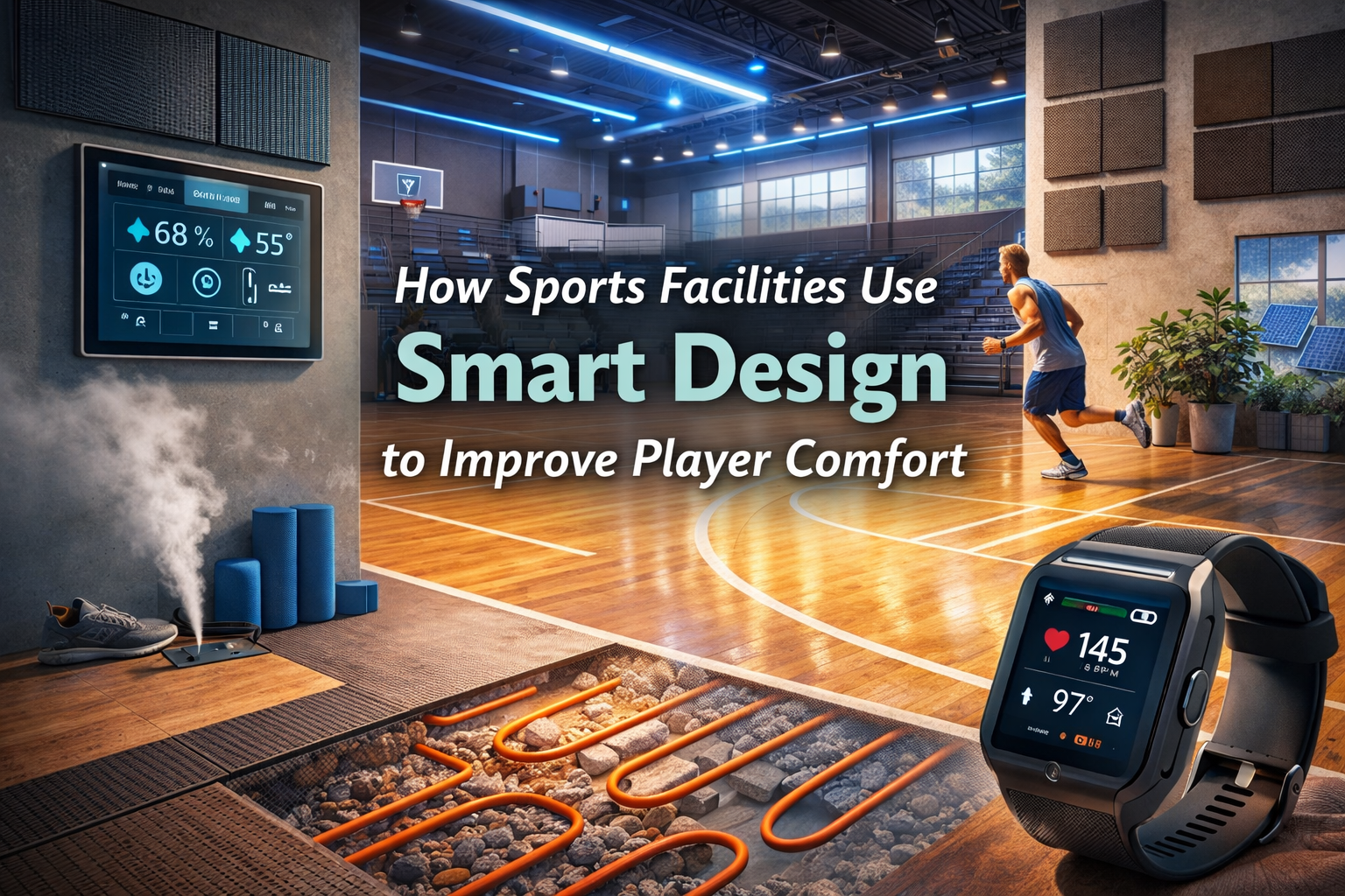 How Sports Facilities Use Smart Design to Improve Player Comfort
