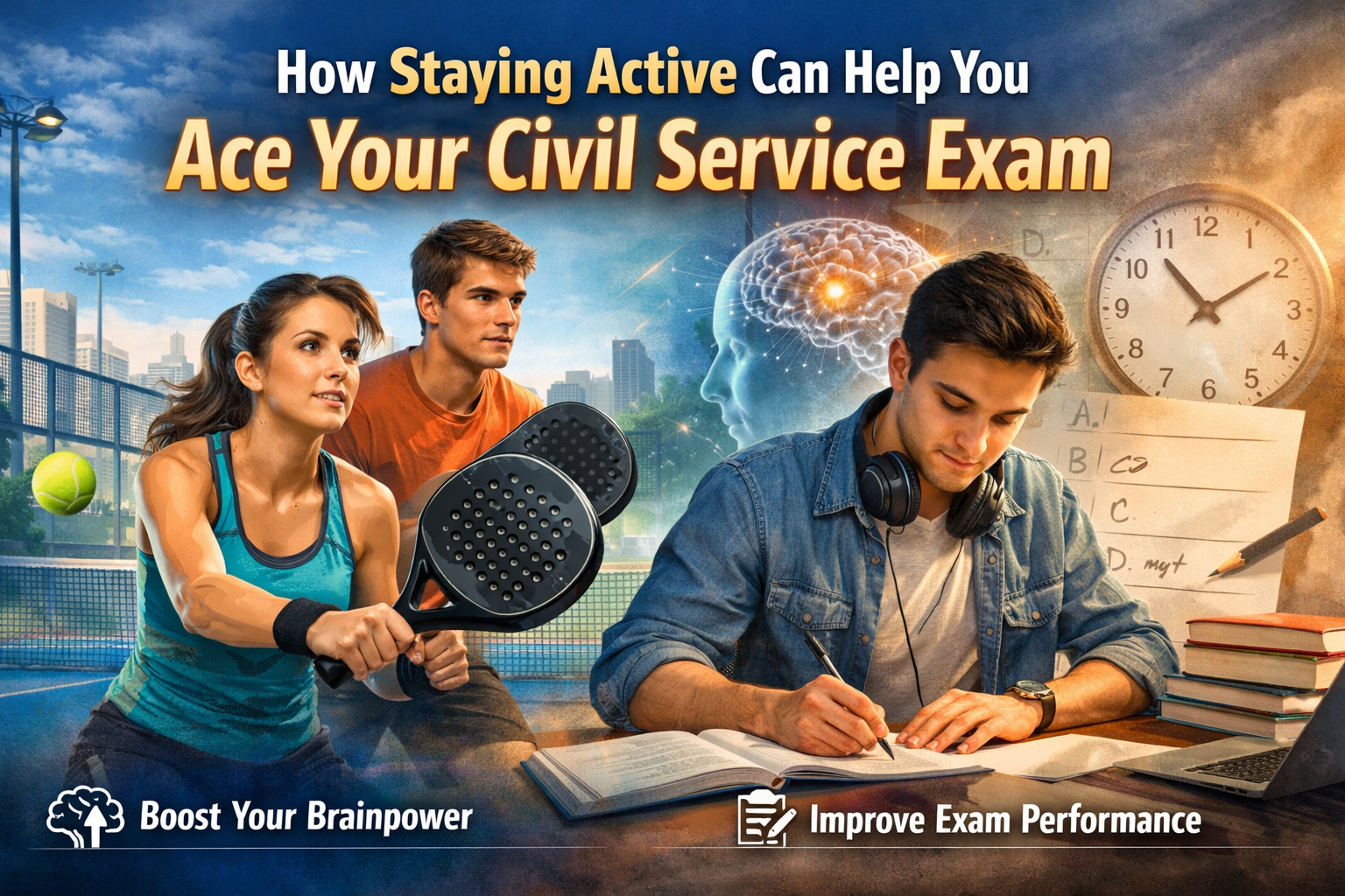 How Staying Active Can Help You Ace Your Civil Service Exam