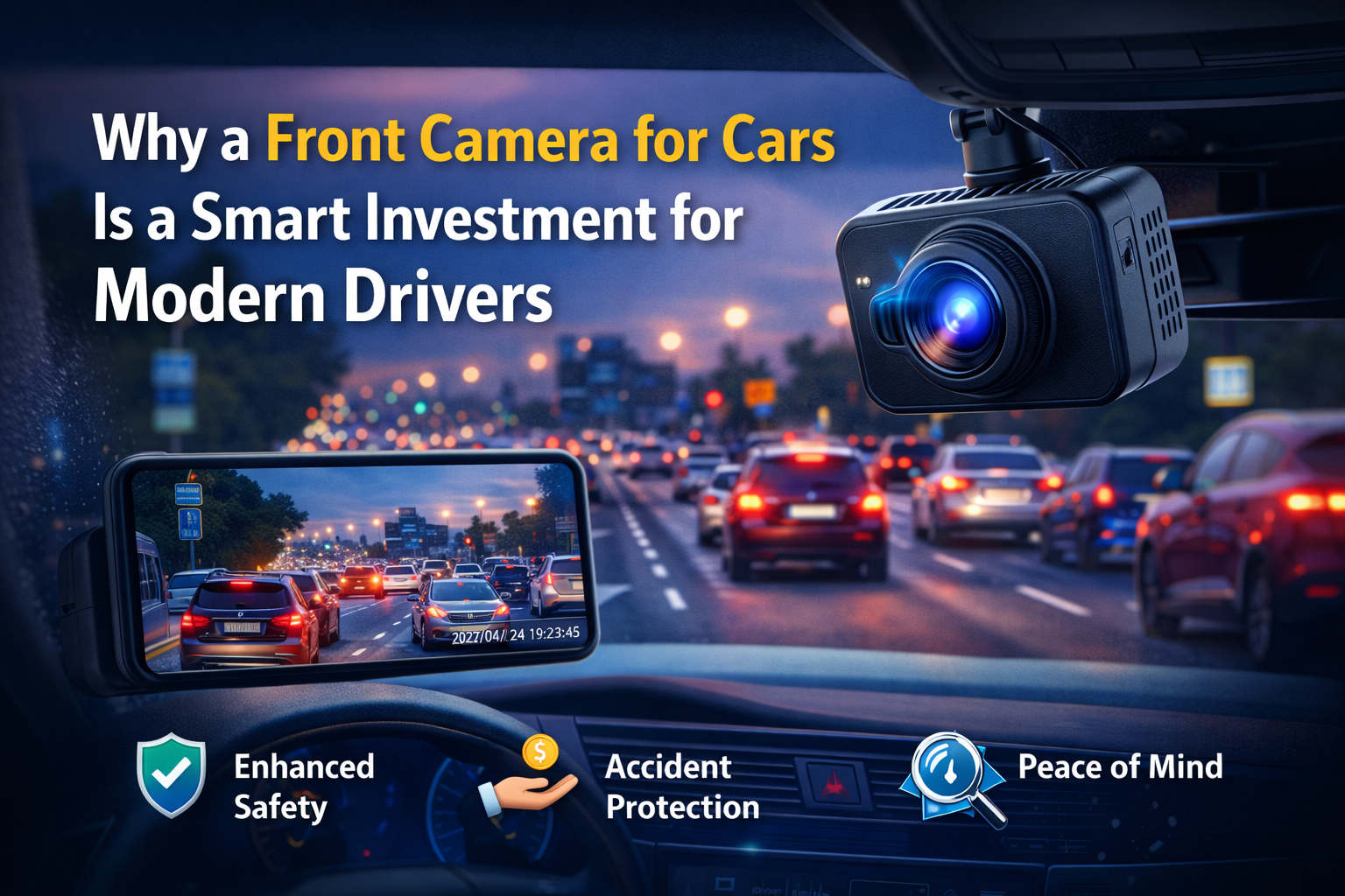 Why a Front Camera for Cars Is a Smart Investment for Modern Drivers