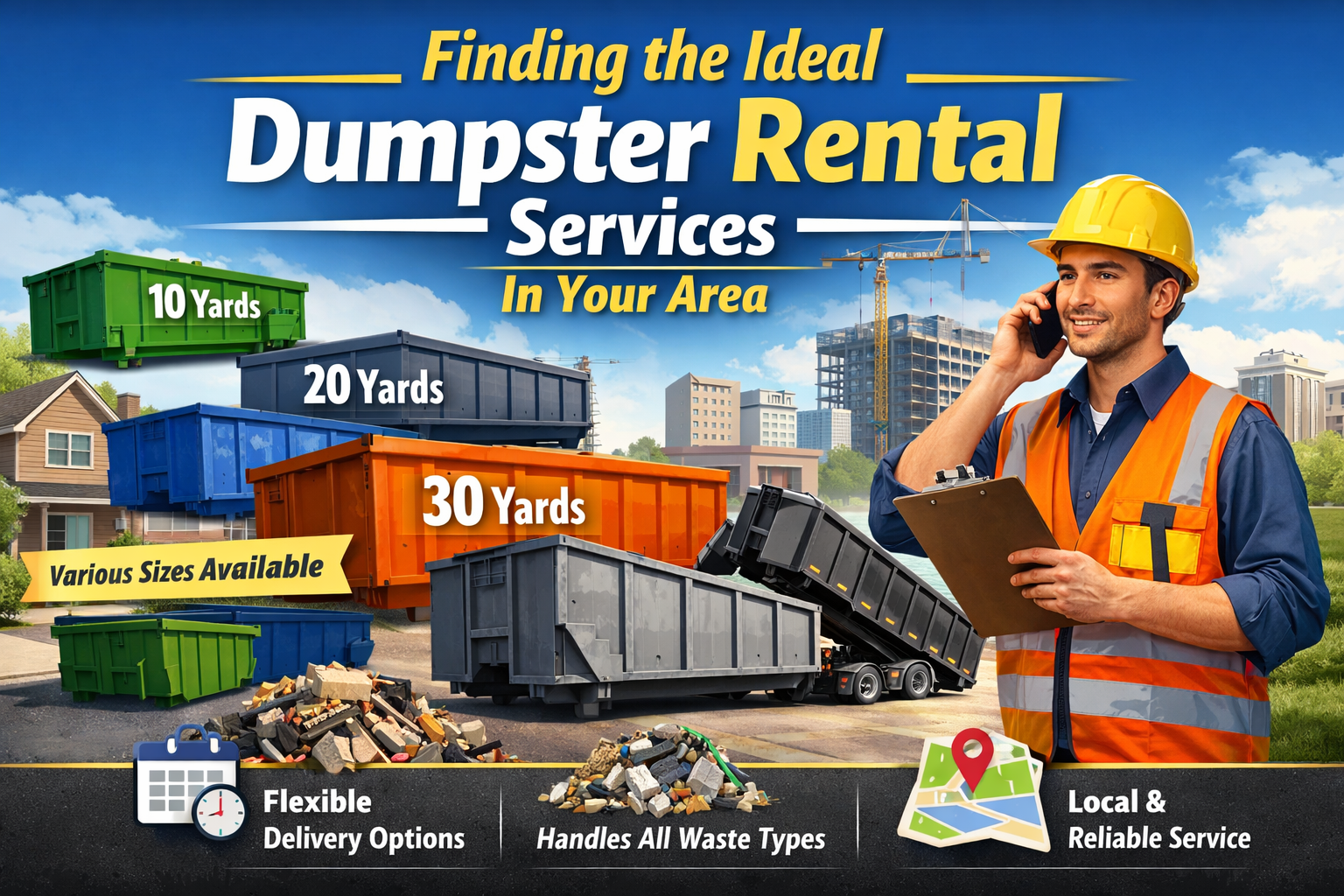 Finding the Ideal Dumpster Rental Services in Your Area