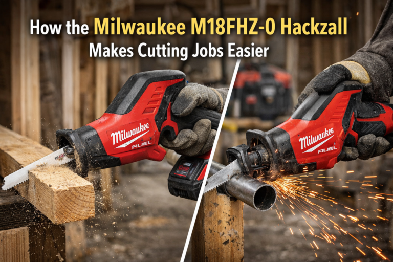 How the Milwaukee M18FHZ-0 Hackzall Makes Cutting Jobs Easier