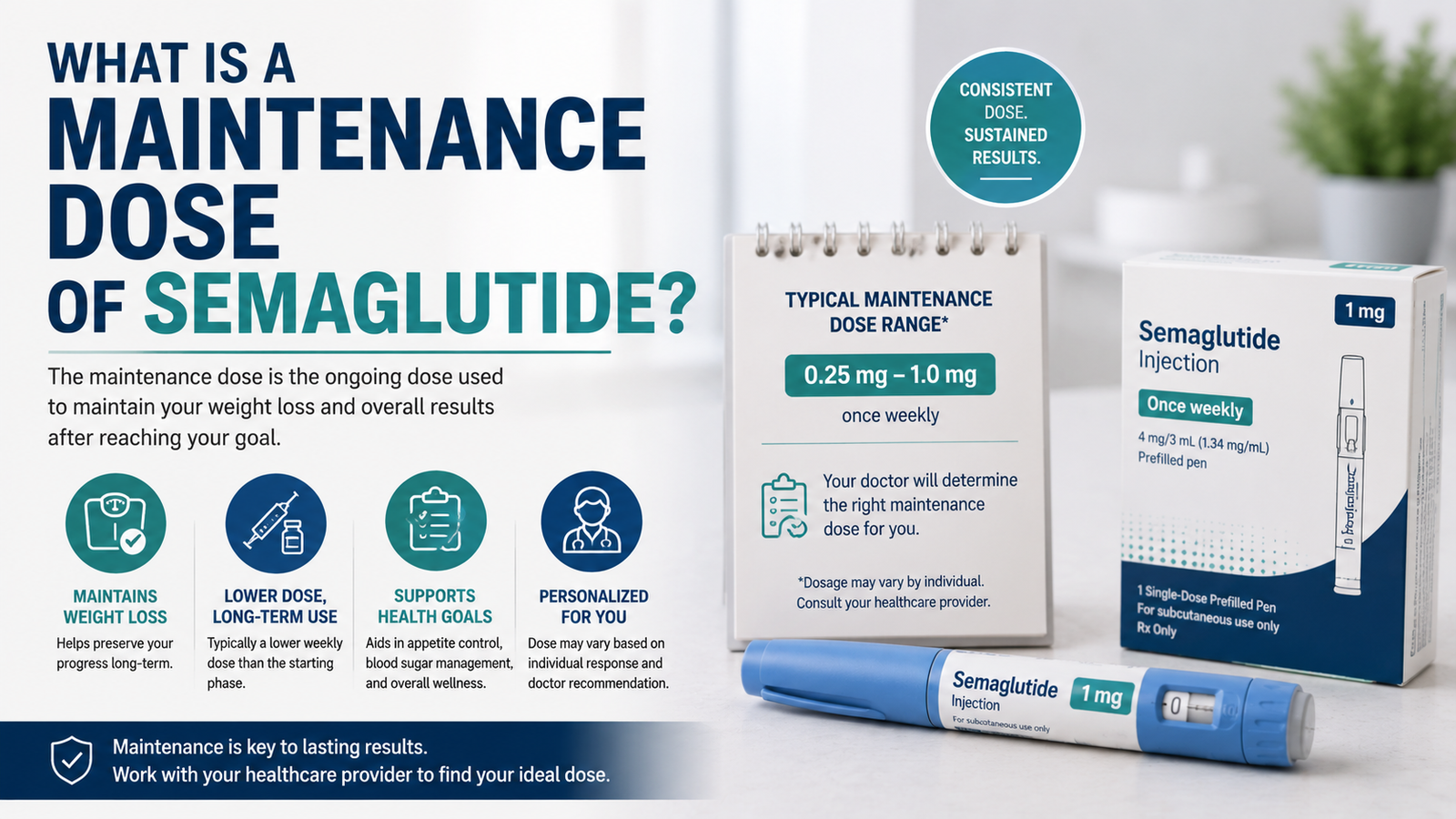 What Is a Maintenance Dose of Semaglutide